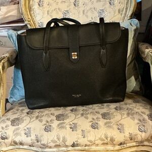 Kate Spade Black Essential Large Work Tote - Black